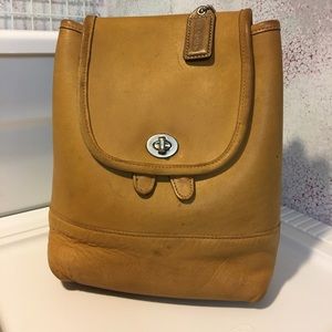 Coach Beige Backpack 9960